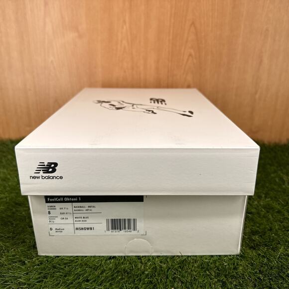 New Balance FuelCell Ohtani 1 White Royal Baseball Cleats MSHOWB1 Men\'s Size 8 main image 6